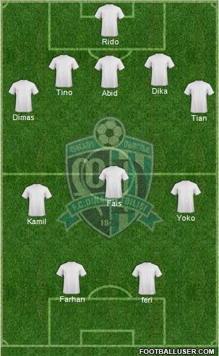 Dinamo Tbilisi Formation 2014