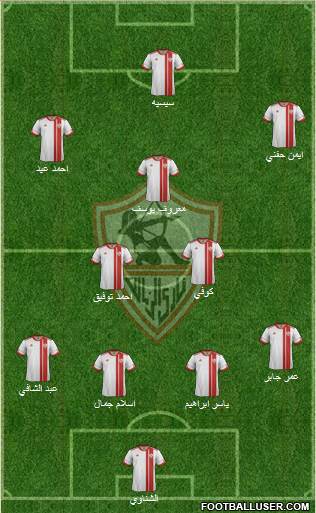 Zamalek Sporting Club Formation 2014