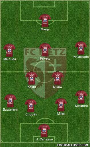 Football Club de Metz Formation 2014