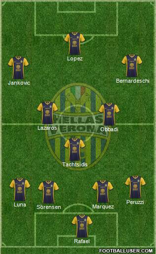 Hellas Verona Formation 2014