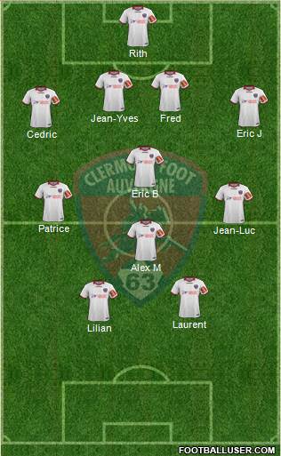 Clermont Foot Auvergne 63 Formation 2014