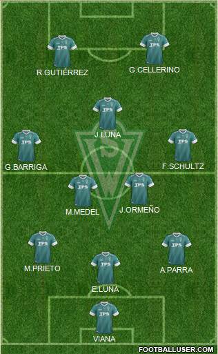 CD Santiago Wanderers S.A.D.P. Formation 2014