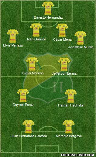 CD Atlético Huila Formation 2014