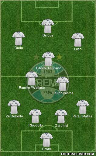 Grêmio FBPA Formation 2014