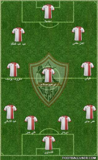 Zamalek Sporting Club Formation 2014