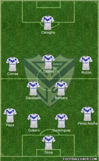 Vélez Sarsfield Formation 2014