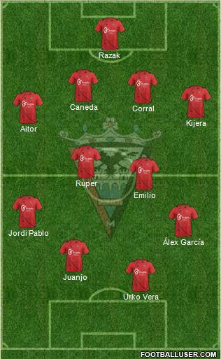 C.D. Mirandés Formation 2014