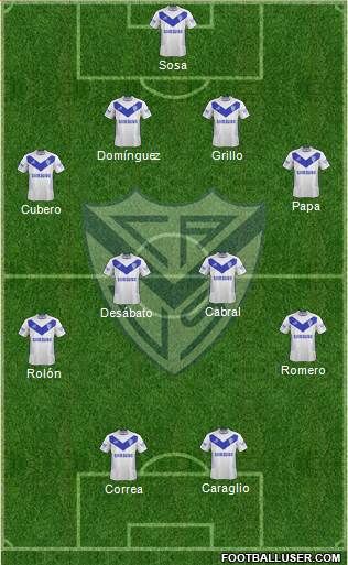 Vélez Sarsfield Formation 2014