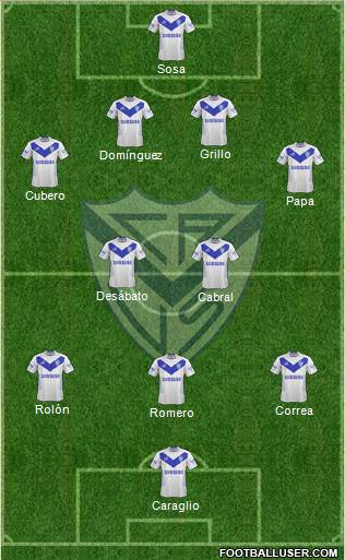 Vélez Sarsfield Formation 2014