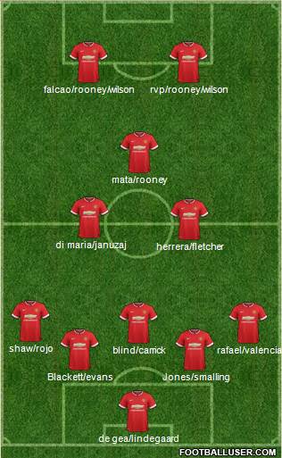 Manchester United Formation 2014