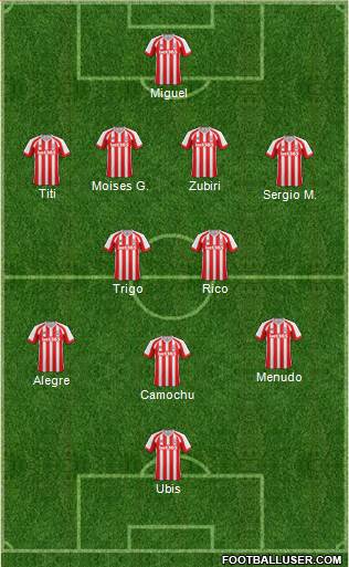 Stoke City Formation 2014