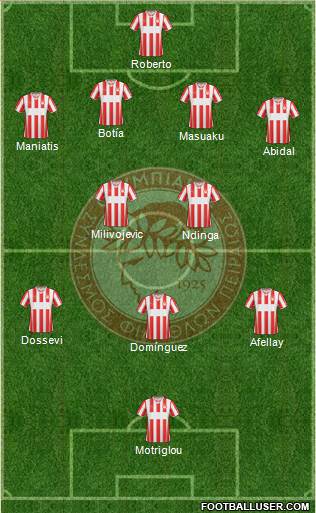 Olympiakos SF Piraeus Formation 2014