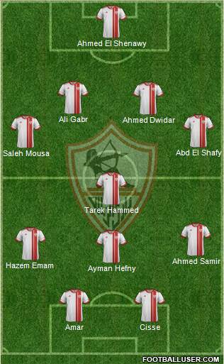 Zamalek Sporting Club Formation 2014