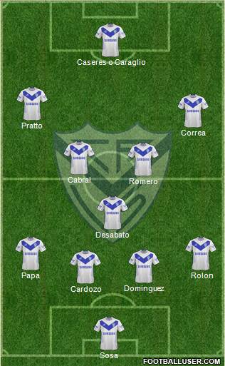 Vélez Sarsfield Formation 2014