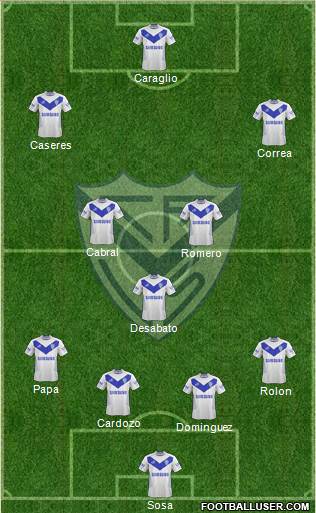 Vélez Sarsfield Formation 2014