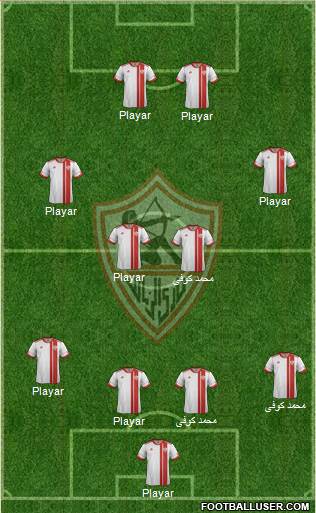 Zamalek Sporting Club Formation 2014