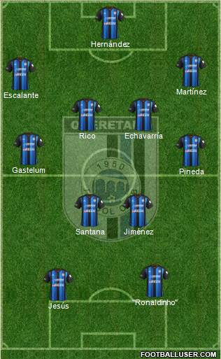 Club de Fútbol Gallos Blancos Formation 2014