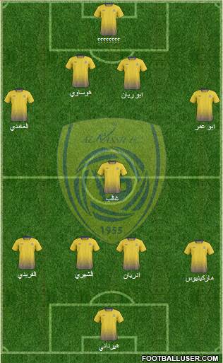 Al-Nassr (KSA) Formation 2014