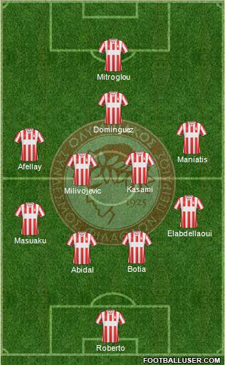 Olympiakos SF Piraeus Formation 2014