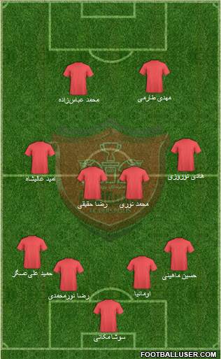 Persepolis Tehran Formation 2014