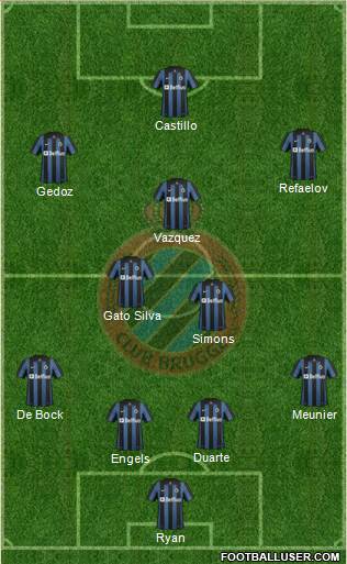 Club Brugge KV Formation 2014