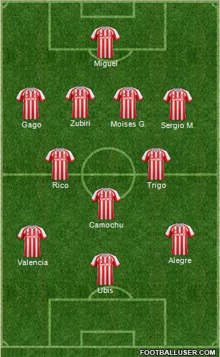 Stoke City Formation 2014