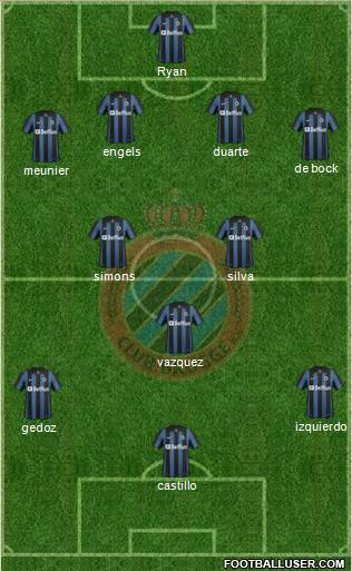 Club Brugge KV Formation 2014