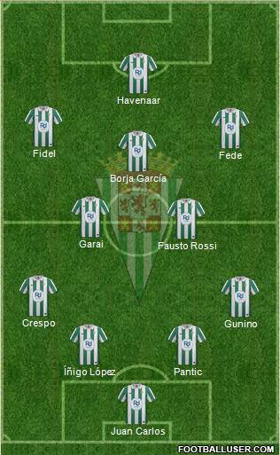 Córdoba C.F., S.A.D. Formation 2014