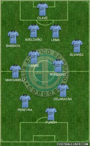 Belgrano de Córdoba Formation 2014