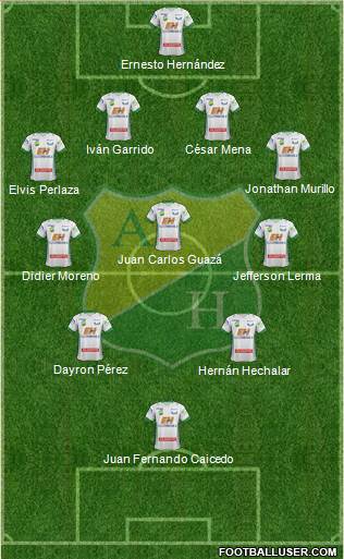 CD Atlético Huila Formation 2014