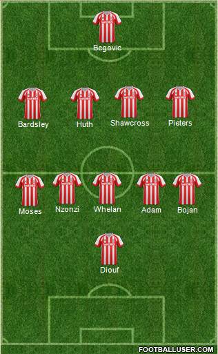 Stoke City Formation 2014