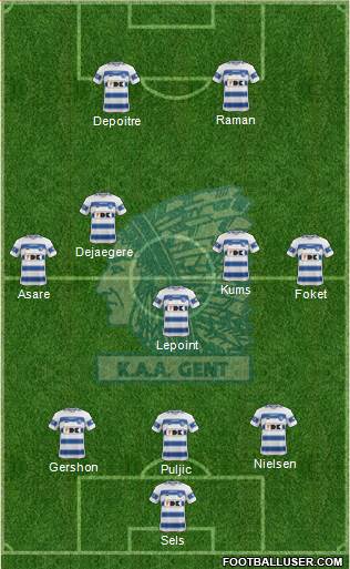 KAA Gent Formation 2014