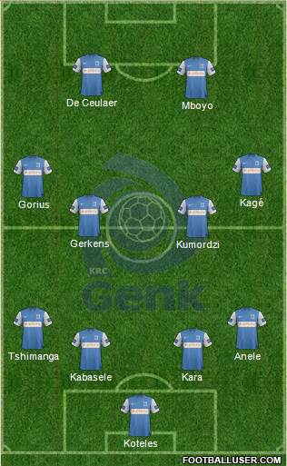 K Racing Club Genk Formation 2014