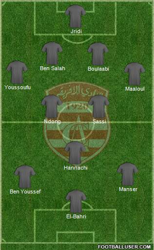 Club Africain Tunis Formation 2014