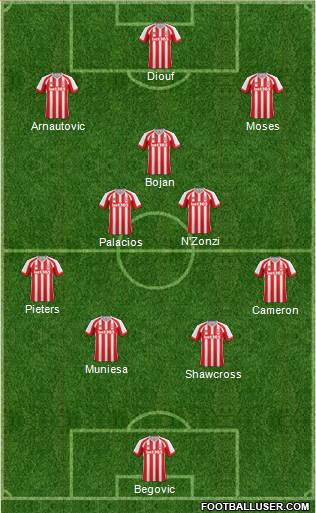 Stoke City Formation 2014