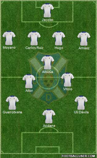 C.D. Tenerife S.A.D. Formation 2014