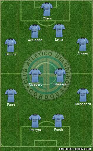 Belgrano de Córdoba Formation 2014