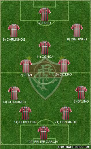 Fluminense FC Formation 2014