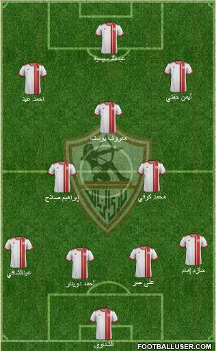 Zamalek Sporting Club Formation 2014