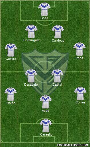 Vélez Sarsfield Formation 2014