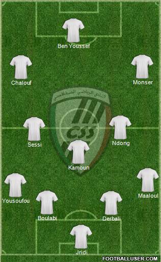 Club Sportif Sfaxien Formation 2014