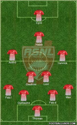 A.S. Nancy Lorraine Formation 2014