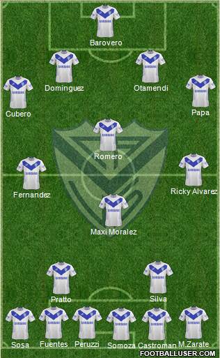 Vélez Sarsfield Formation 2014