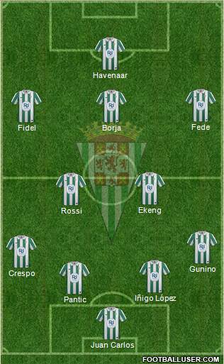 Córdoba C.F., S.A.D. Formation 2014