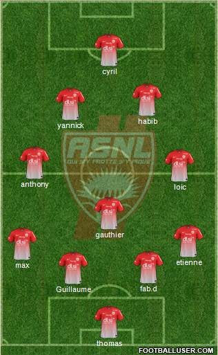 A.S. Nancy Lorraine Formation 2014