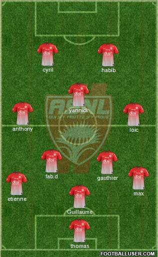 A.S. Nancy Lorraine Formation 2014