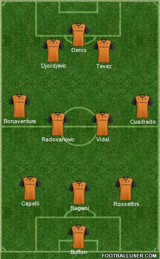 Wolverhampton Wanderers Formation 2014