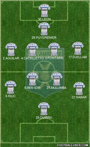 A.J. Auxerre Formation 2014