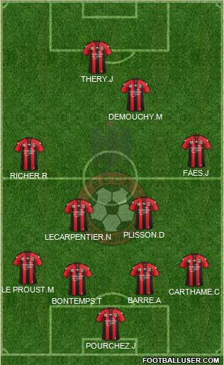 OGC Nice Côte d'Azur Formation 2014