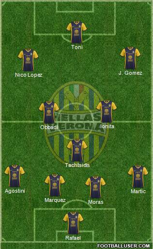 Hellas Verona Formation 2014